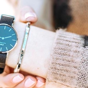 Daniel Wellington Classic Cuff Bracelet - Silver